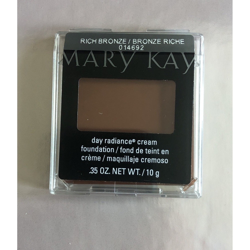 Mary Kay DAY RADIANCE CREAM Foundation .35oz RICH BRONZE Discontinued #014692